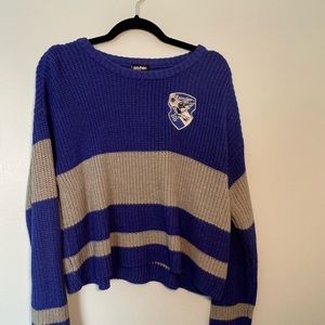 Harry Potter Ravenclaw cropped sweater Large